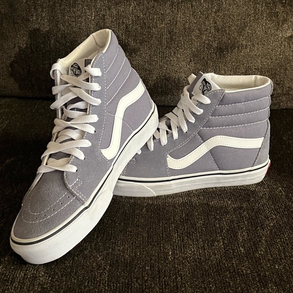 Vans SK8-HI Suede/Canvas Shoes Blue Color- Men’s Size 7 - Picture 10 of 14